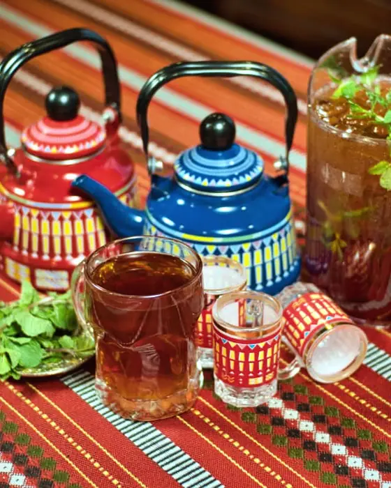 Arabic tea with mint served at Wadi Hana Elarabi, Johor Bahru